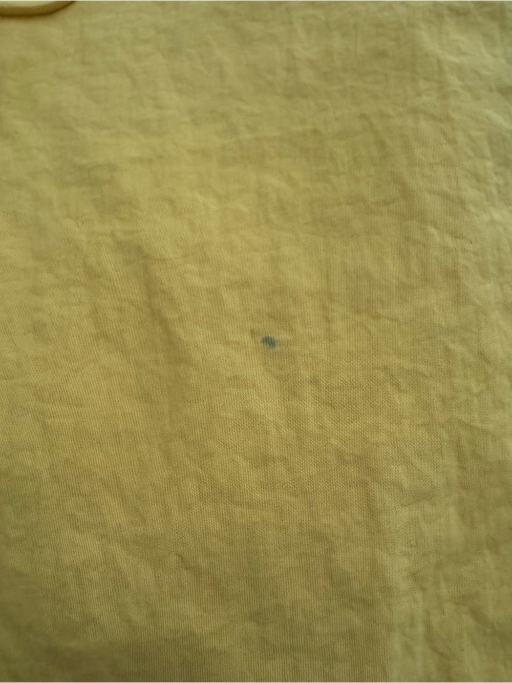 ALO Yoga Yellow Canvas Tote with White Logo and Handles - Picture 5 of 5